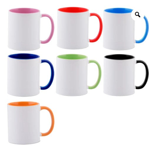 2-Tone Inner and Handle Mugs