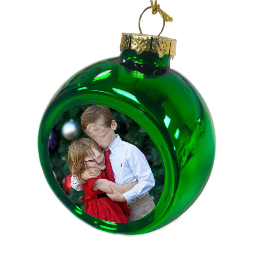 Color Photo Christmas Balls