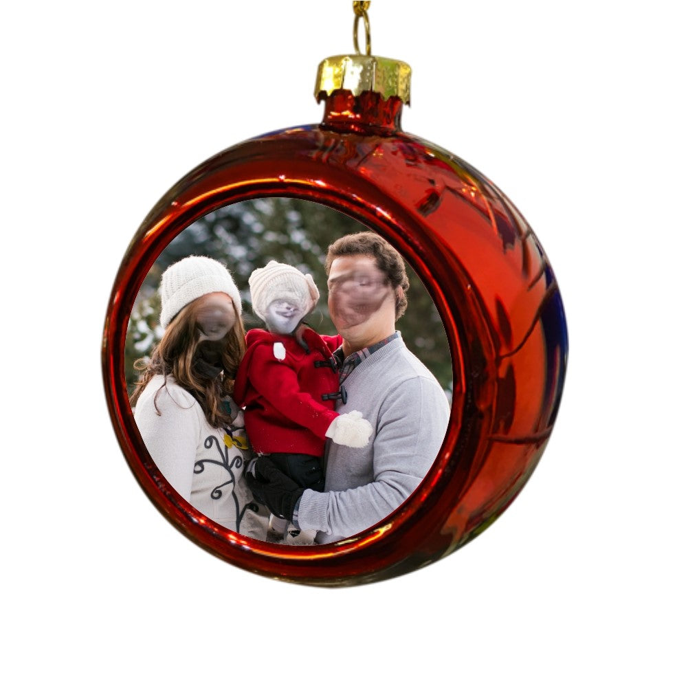Color Photo Christmas Balls