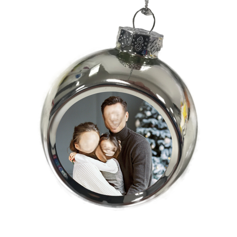 Color Photo Christmas Balls