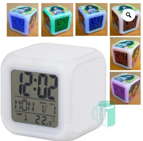 Clock Digital Cube