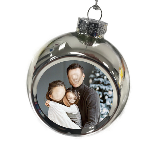 Color Photo Christmas Balls